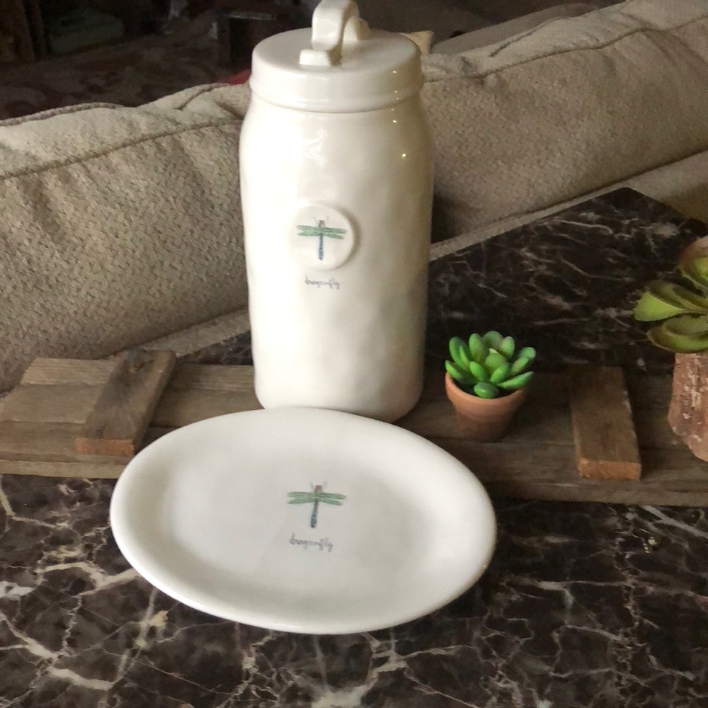 Rae Dunn dragonfly set